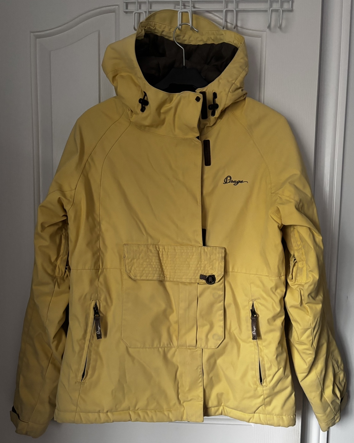 Orage Womens Ski Jacket Size Large Yellow