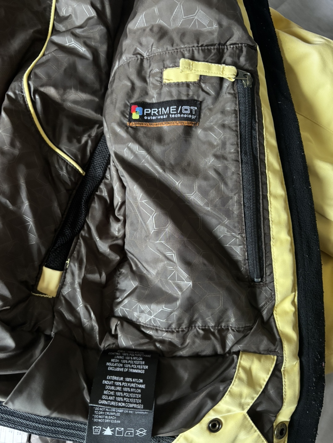 Orage Womens Ski Jacket Size Large Yellow - photo 4
