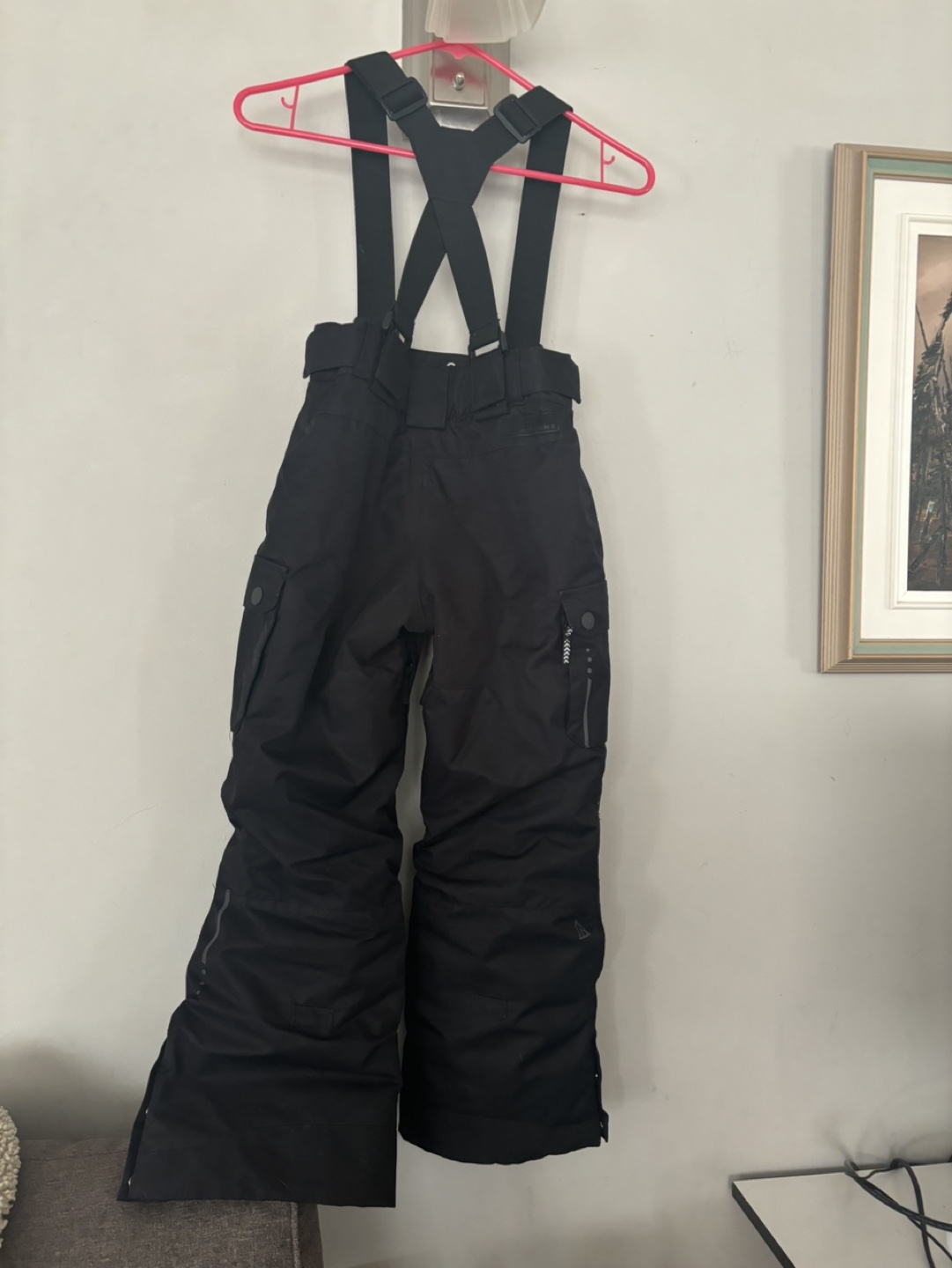 Size 7/8 Black Ski Pants - photo 3