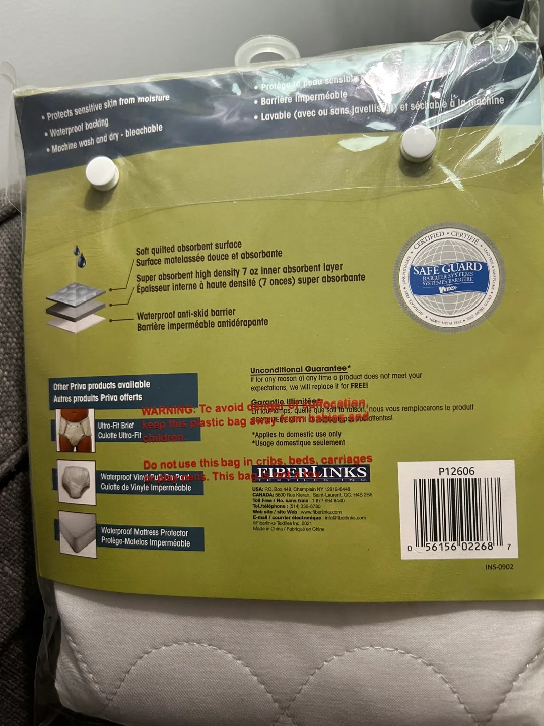 Priva Ultra Plus Sheet Protector image indicator(2)