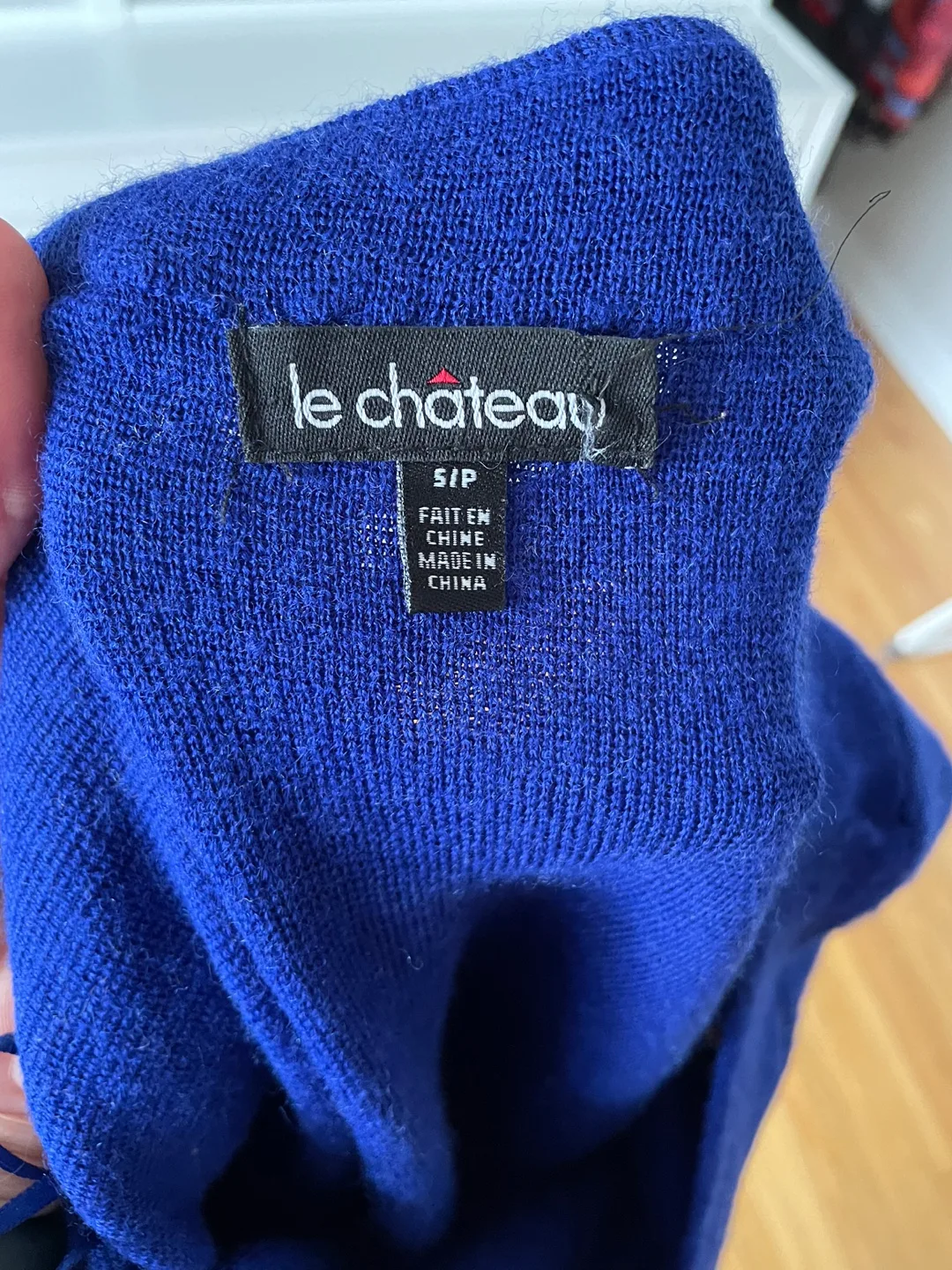 Le Chateau Blue Sweater Dress image indicator(2)