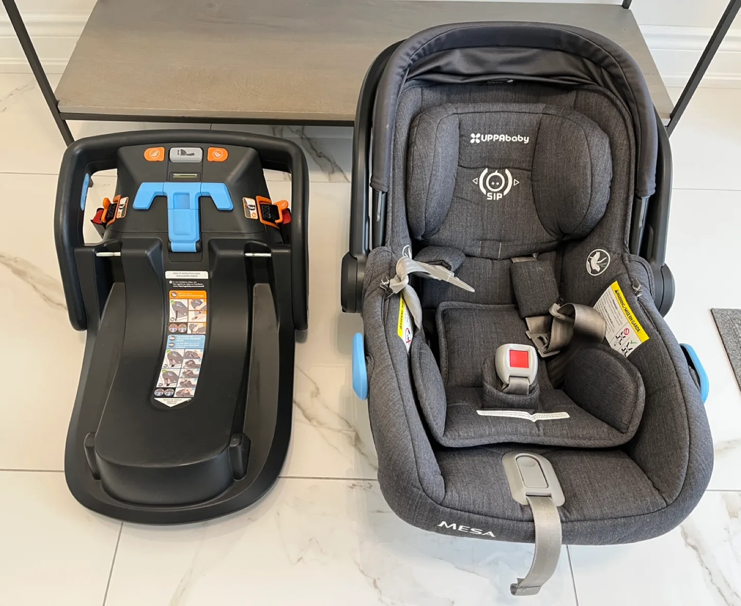 UPPAbaby Mesa Infant Car Seat + Base (Jordan Colour) thumbnail