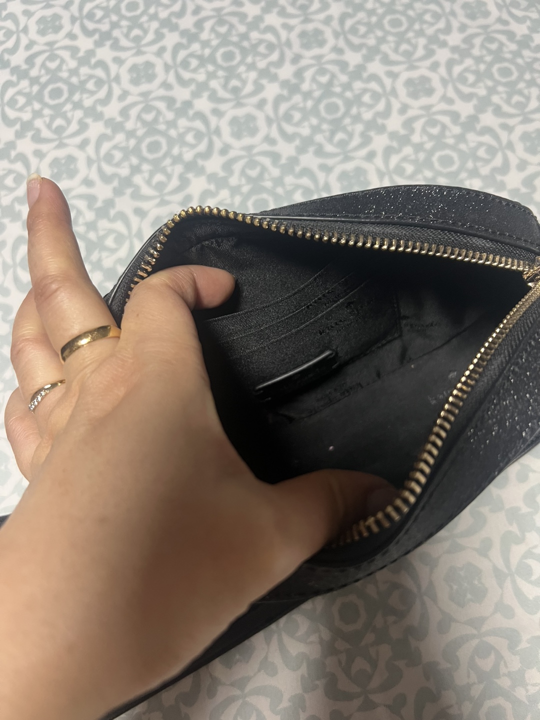 Kate Spade Black Glitter Crossbody Bag - photo 2