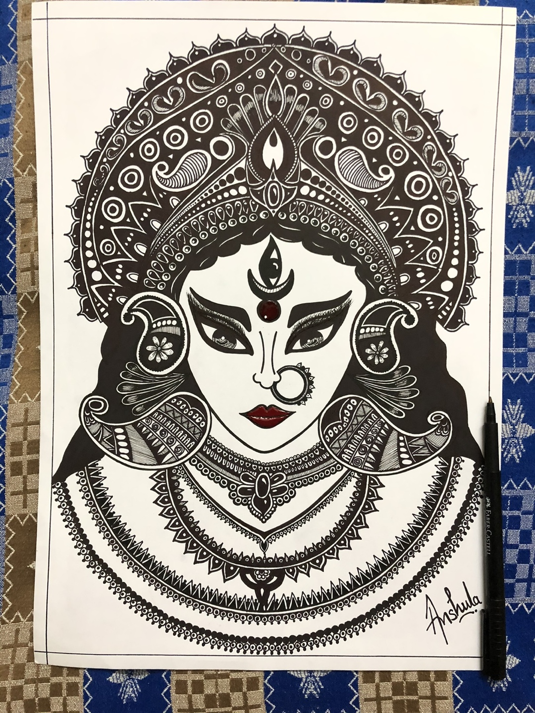 Hand-done Zentangle Art - photo 3