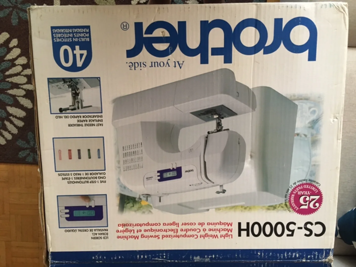 Brother CS-5000H Sewing Machine image indicator(6)