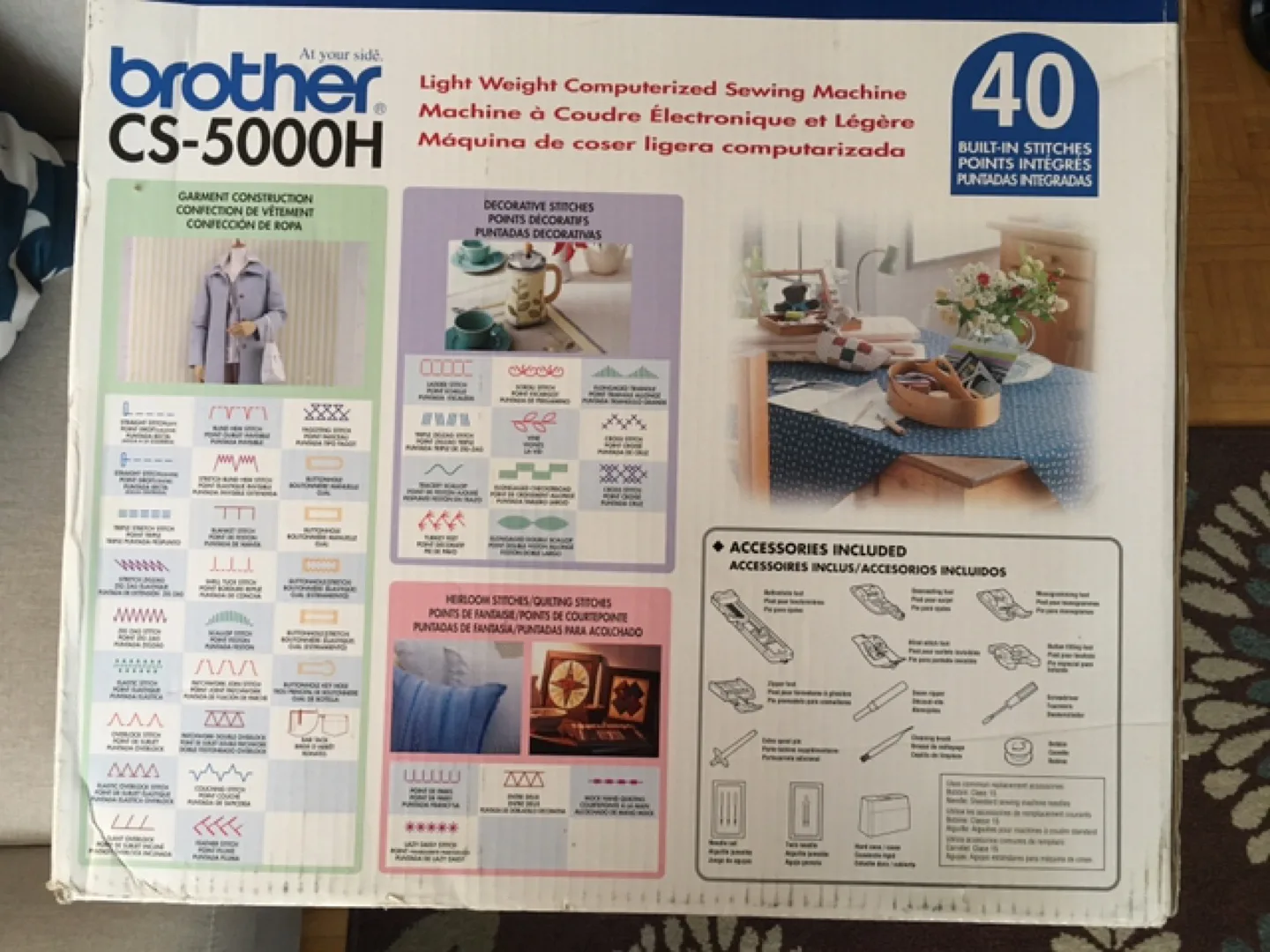 Brother CS-5000H Sewing Machine image indicator(7)