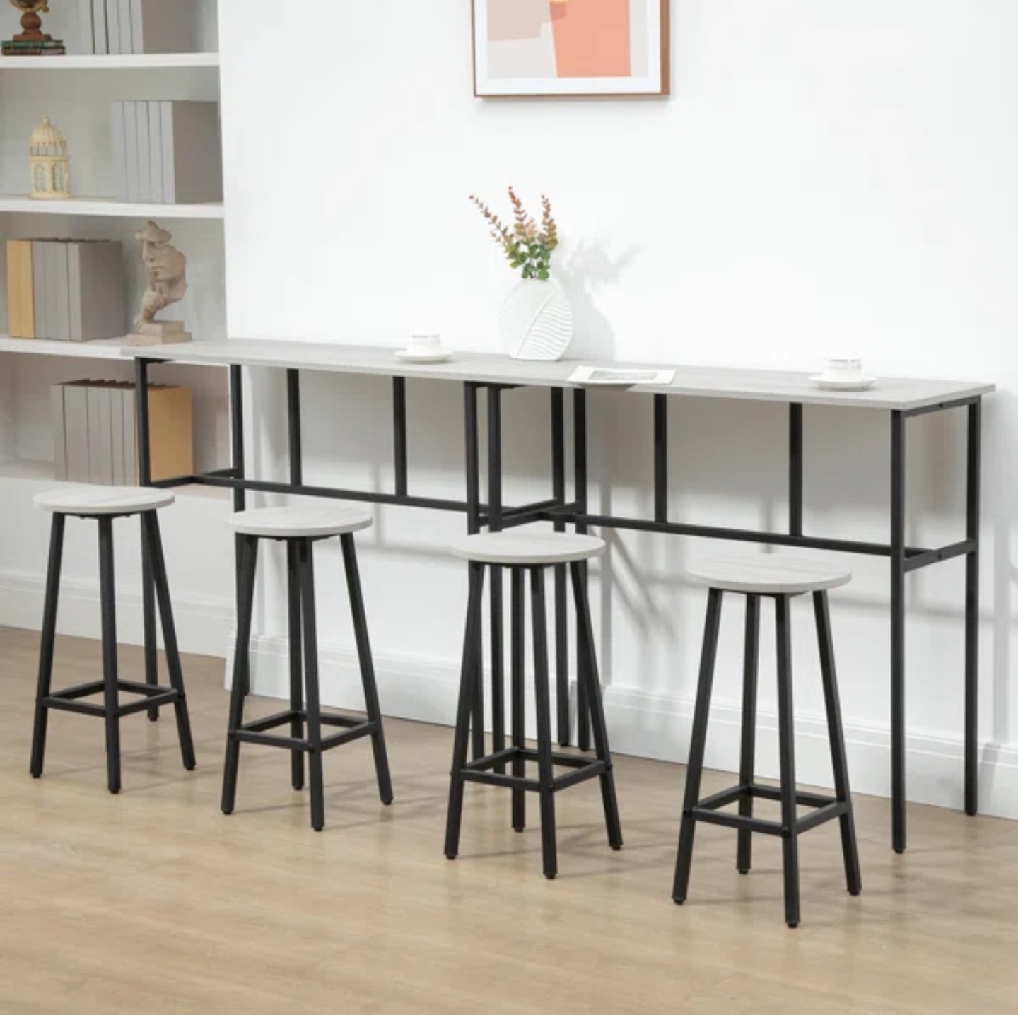 Kitchen Bar Table with 4 Stools - photo 2