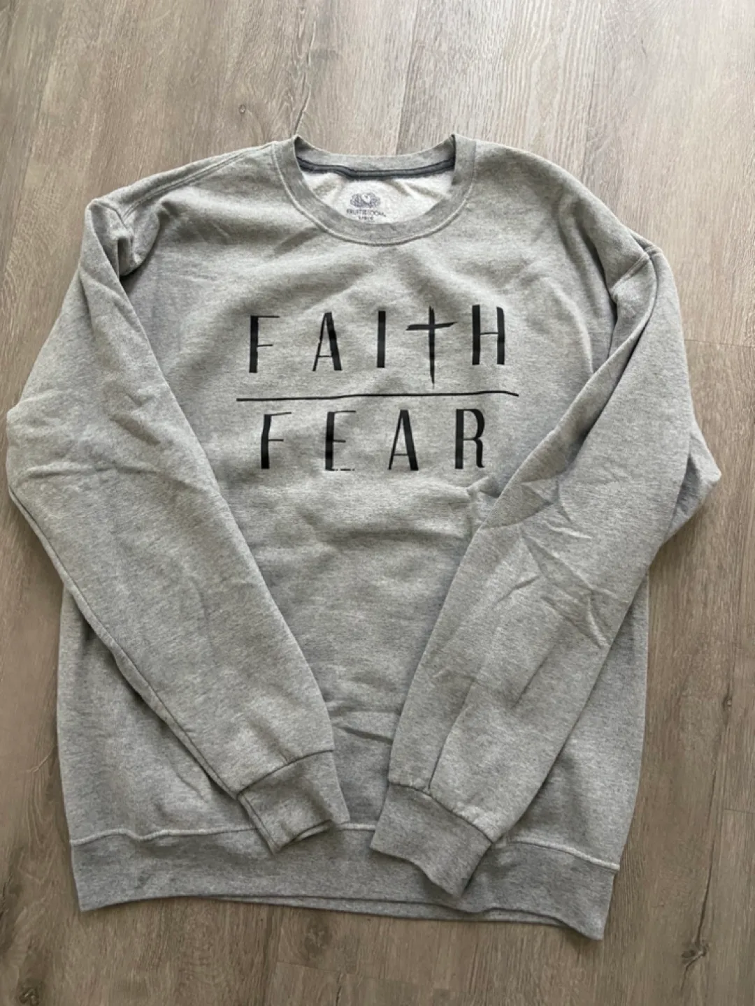 Faith Over Fear Crewneck Sweatshirt thumbnail
