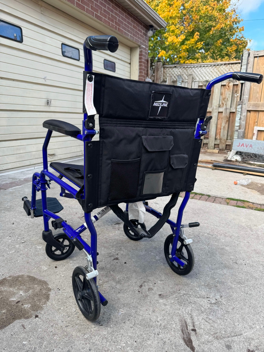 Medline light and easy transport wheelchair - photo 2