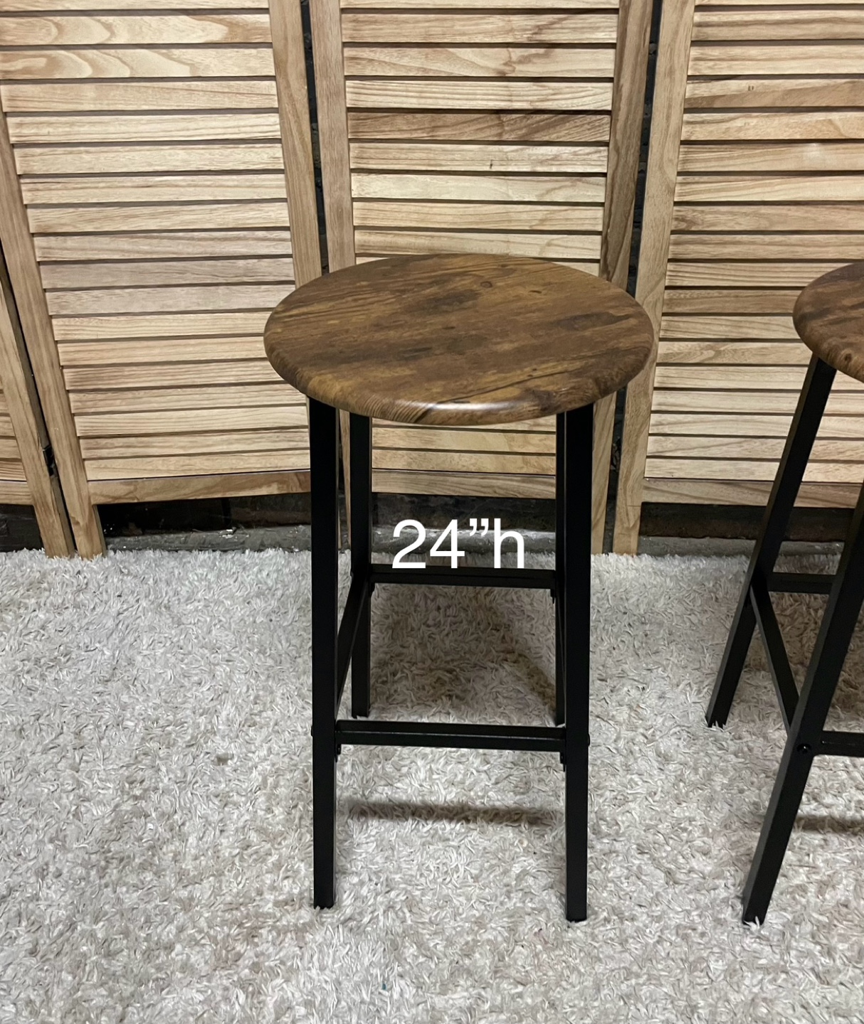 Set of 2 Counter Height  Stools - photo 4