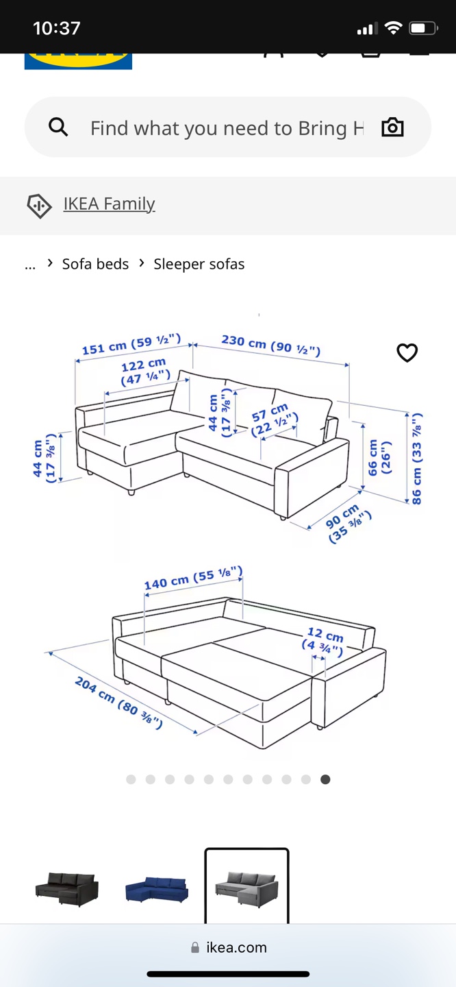 IKEA Friheten sofa bed - photo 3