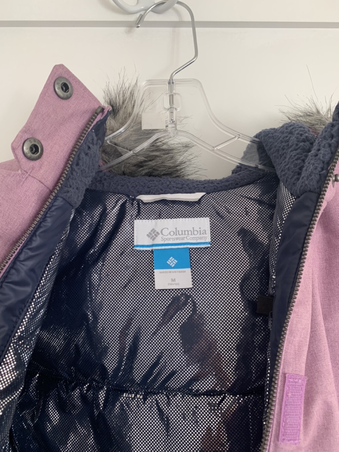 Columbia Girl Winter Jacket Size 10-12