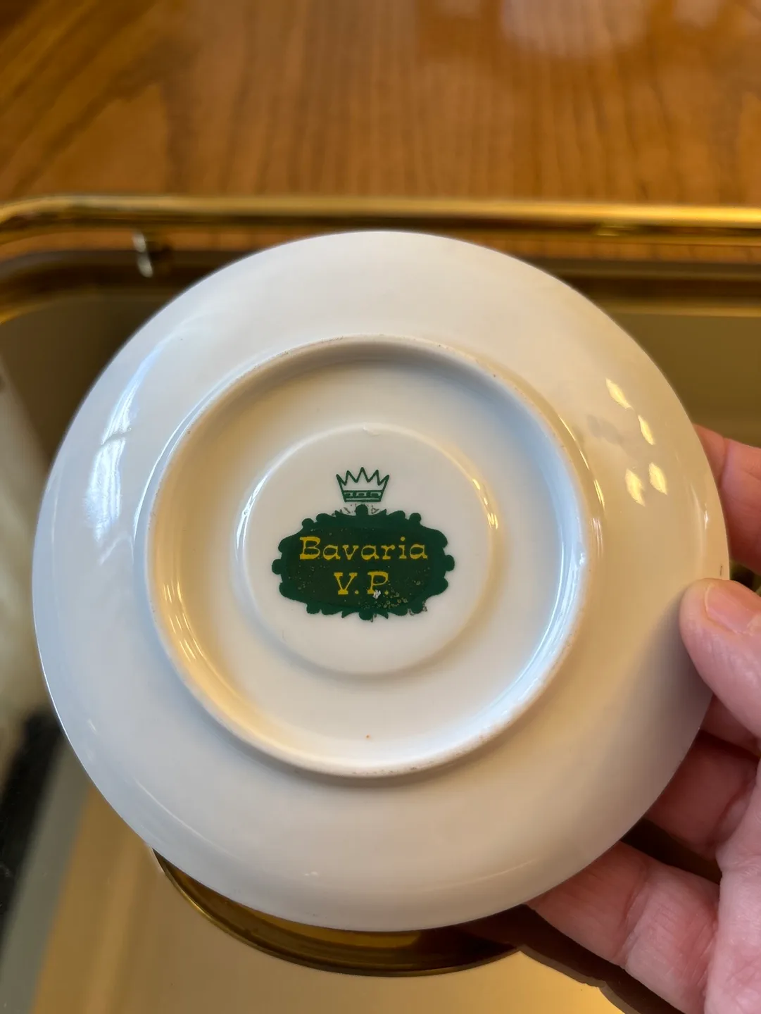 Vintage Bavaria V.P. Teacup and Saucer image indicator(5)