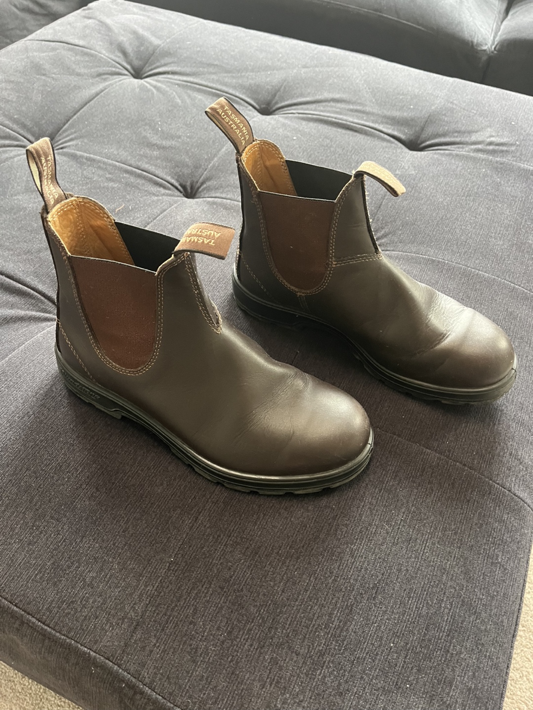 Brown Blundstone Chelsea Boots