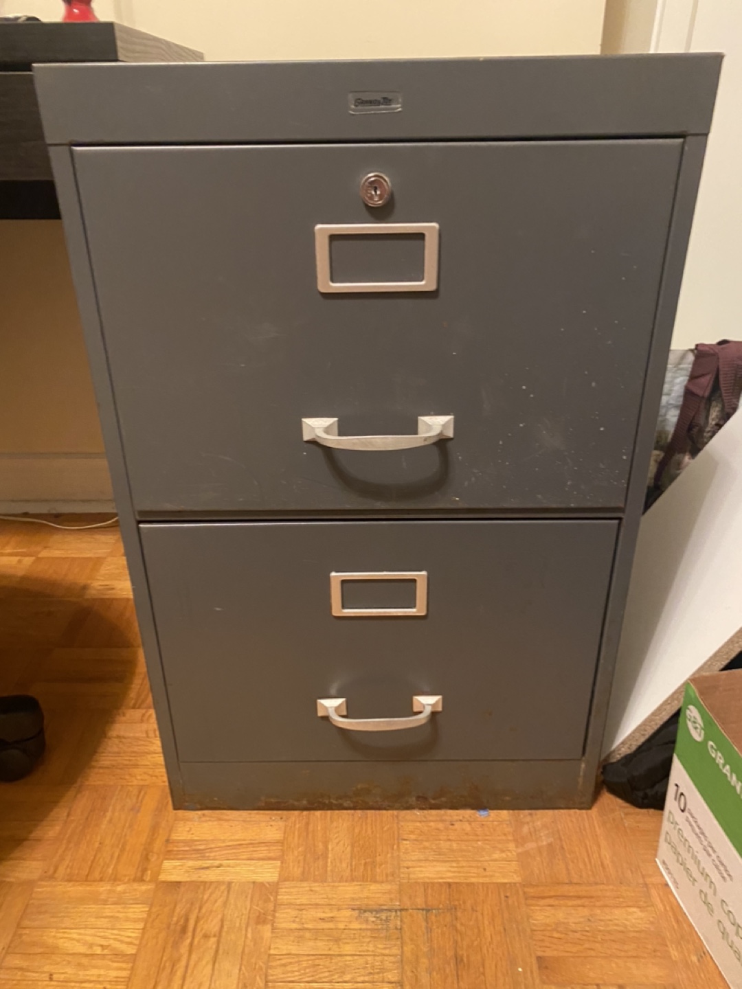 Metal 3-Drawer Filing Cabinet - photo 2