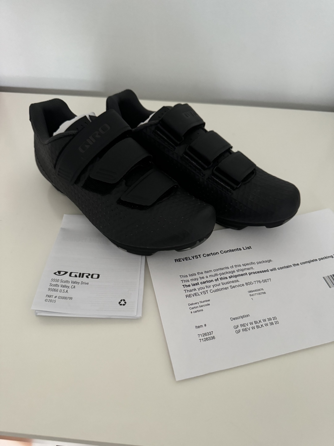 Giro Rev Cycling Shoes-Sz Womens EU38