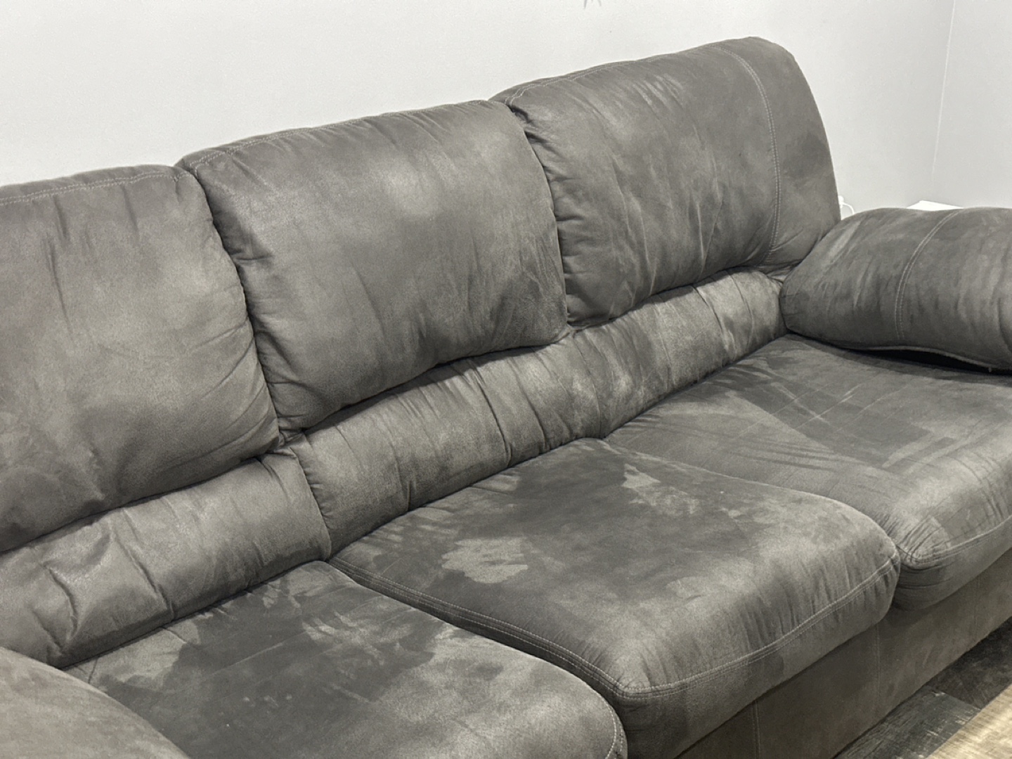 Olive green sofa - photo 2
