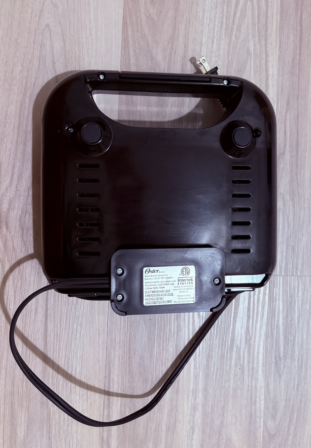 Oster DiamondForce Sandwich Maker, Stainless Steel - photo 4