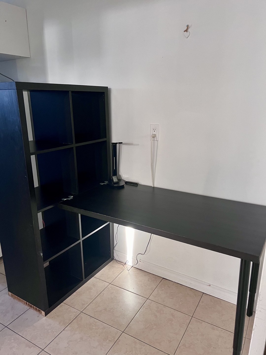IKEA Kallax Shelving Unit with Desk