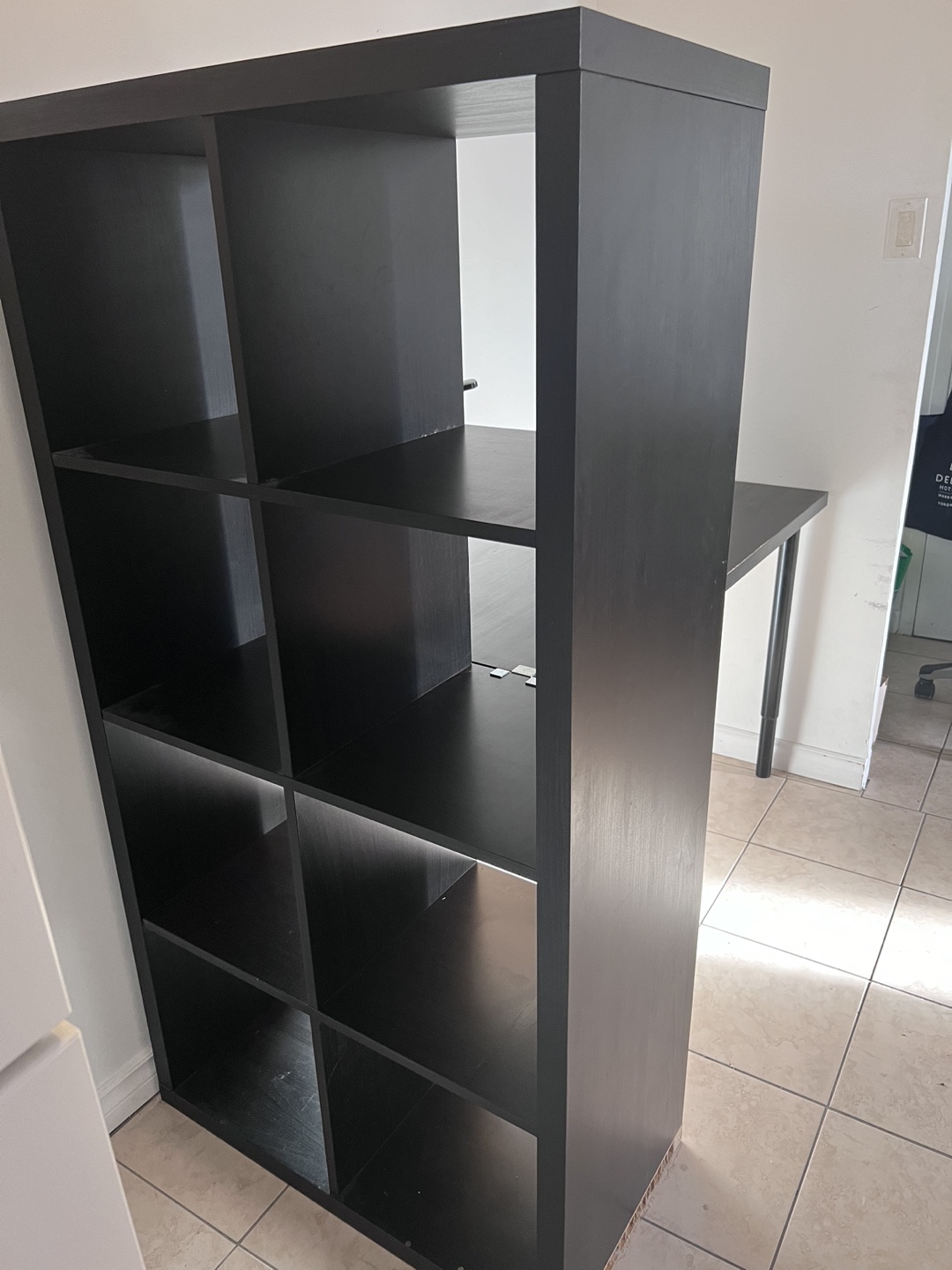 IKEA Kallax Shelving Unit with Desk - photo 2