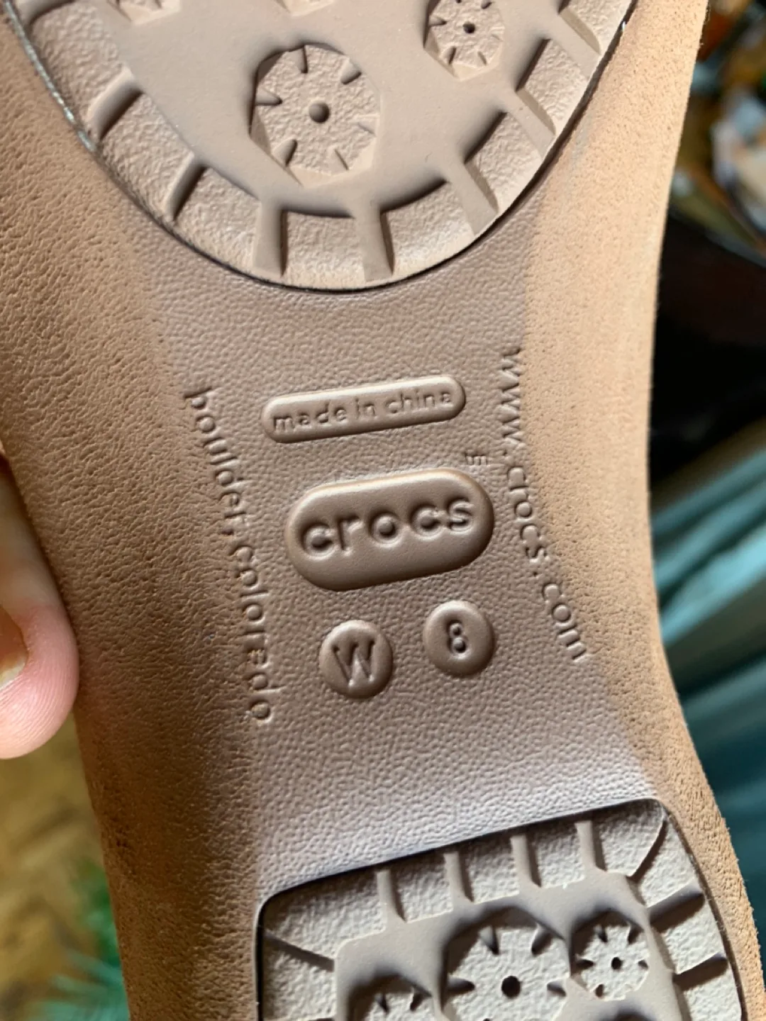 Crocs Nanook Ballerina Flats Size 8 NEW image indicator(4)