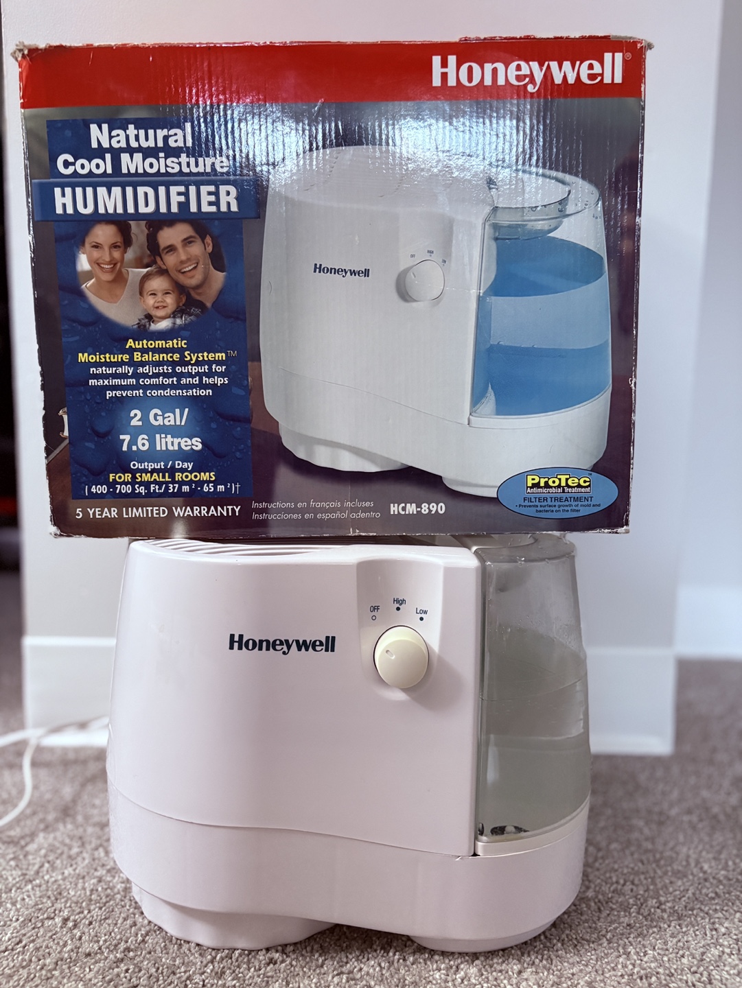 Honeywell Cool Moisture Humidifier