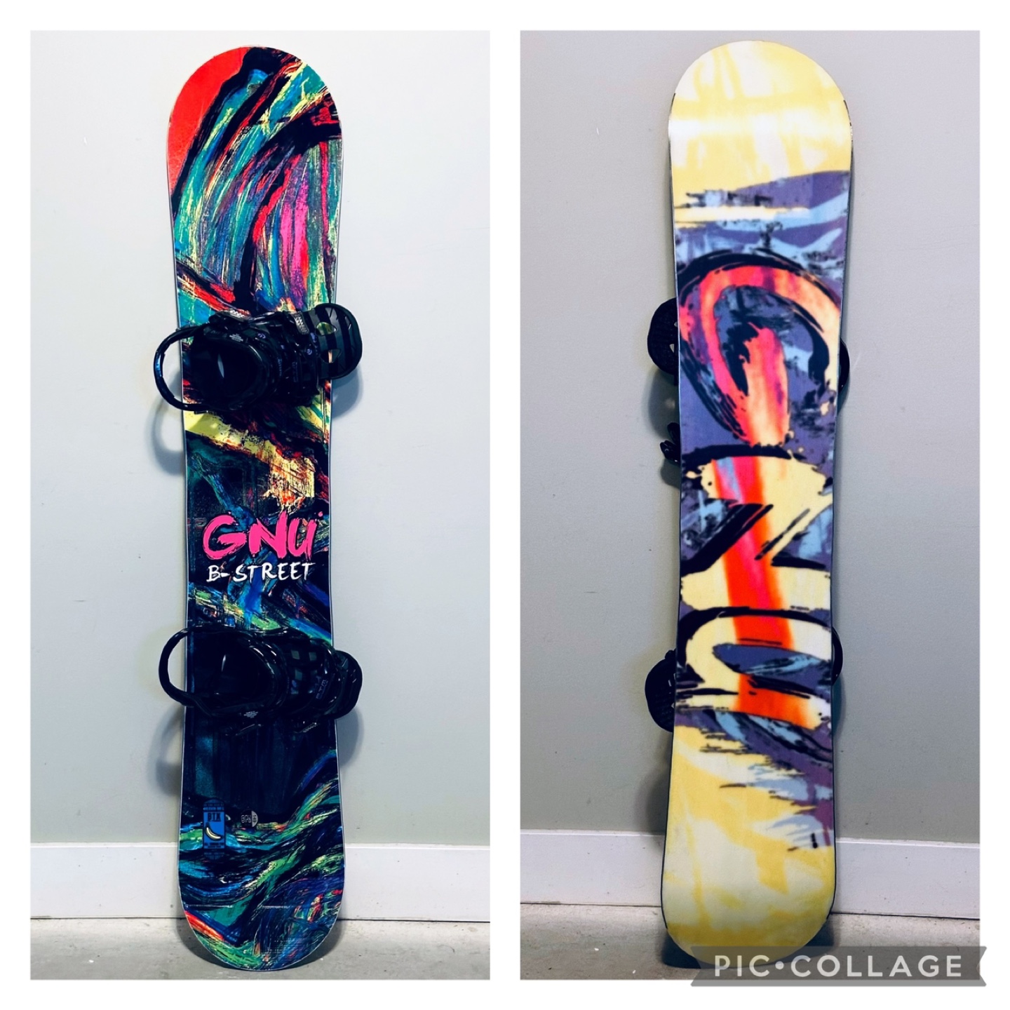 149cm GNU B-Street Snowboard with Flux Bindings