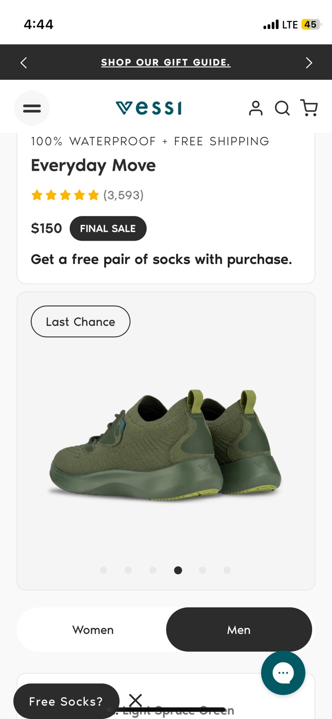 Vessi Everyday Move Green Sneakers - photo 3