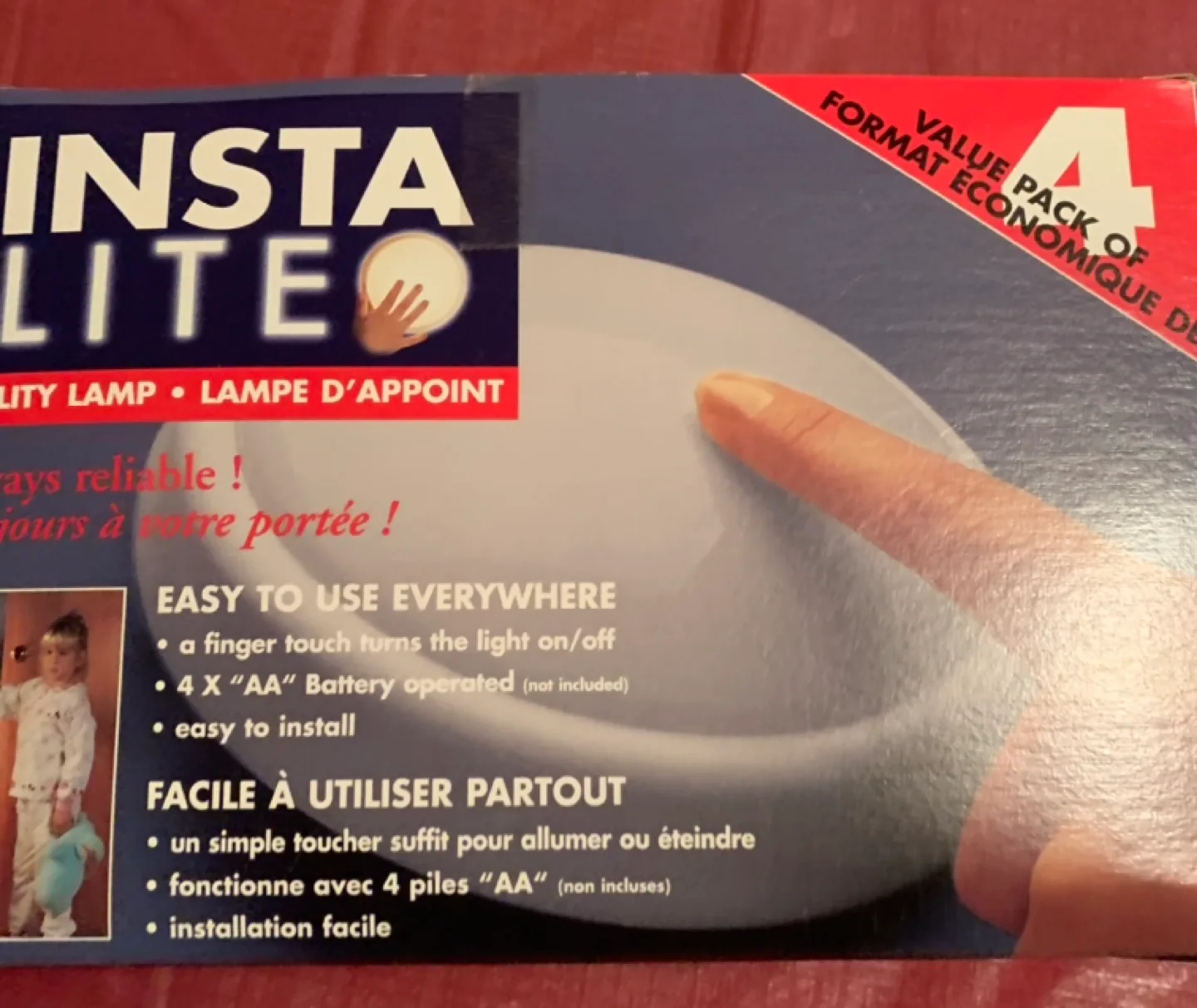 Insta Lite Portable Utility Lamps - Pack of 4-NEW image indicator(3)