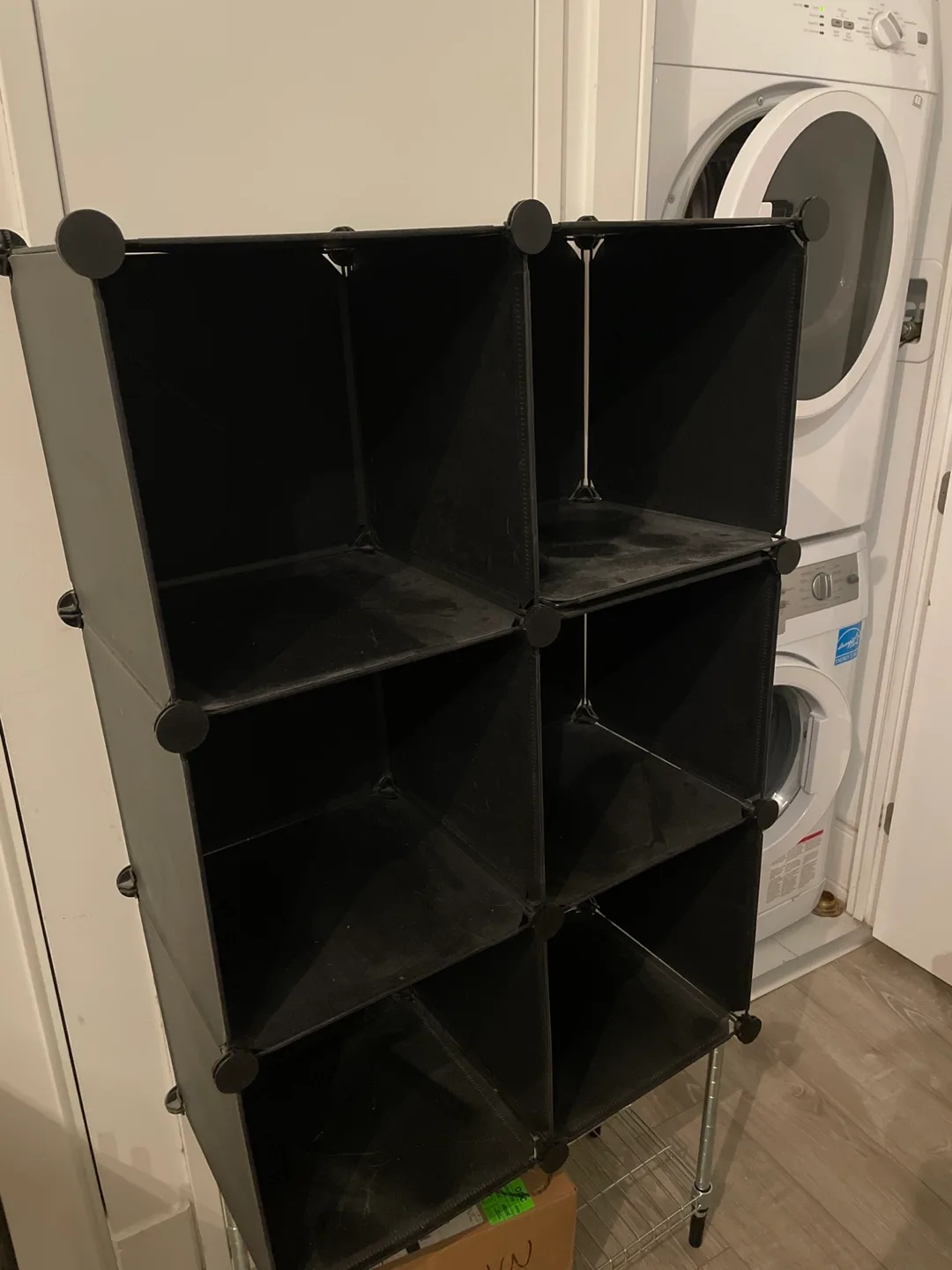 Black Plastic Storage Cube Organizer thumbnail