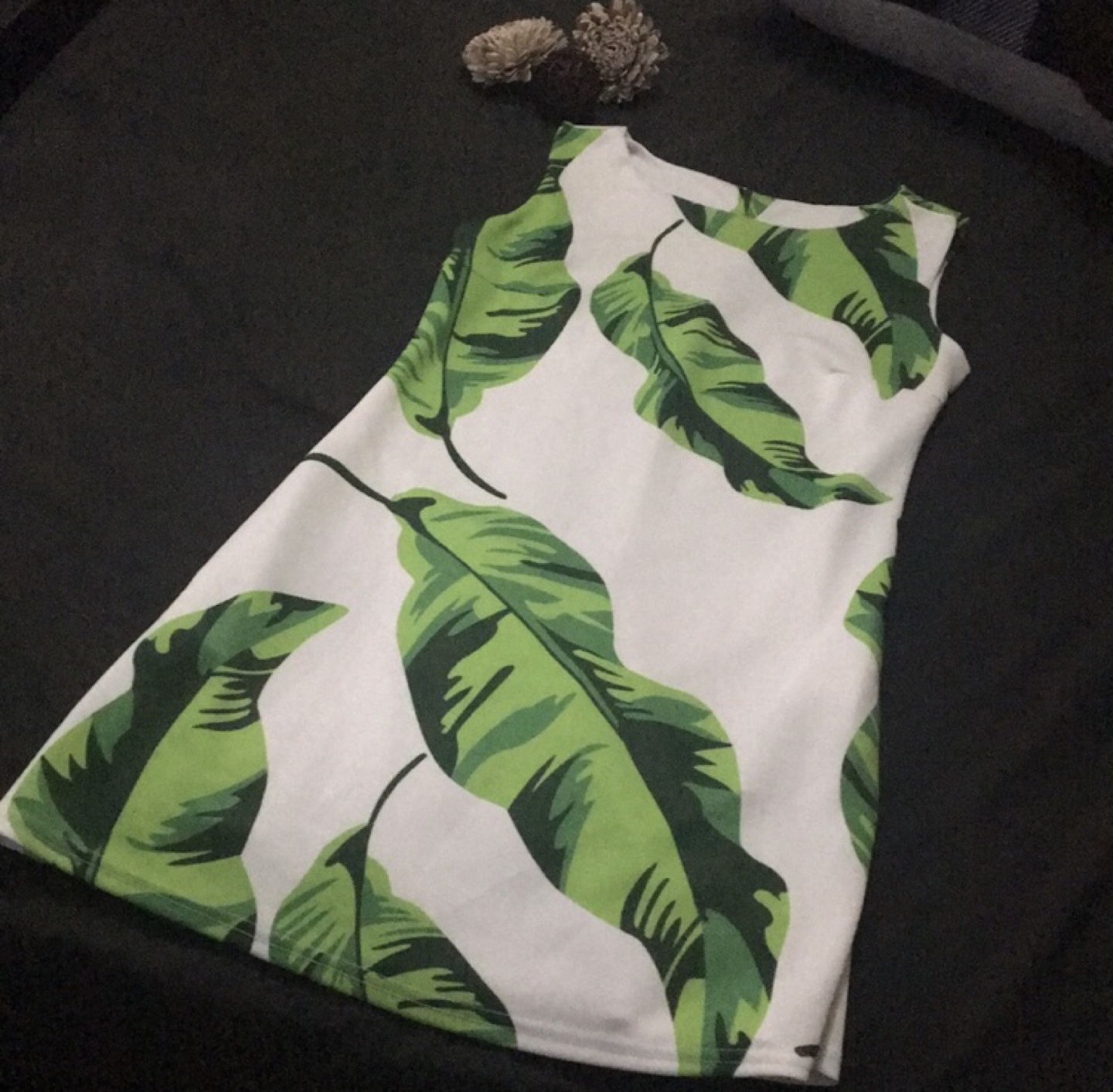 Leaf Print Summer Dress - photo 2