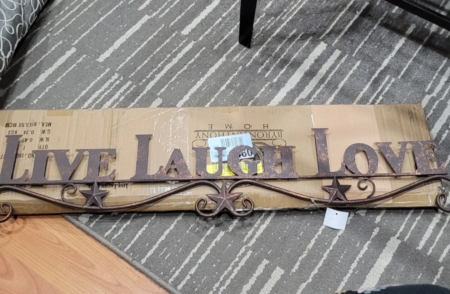 LIVE , LAUGH , LOVE  Metal wall decor image indicator(2)