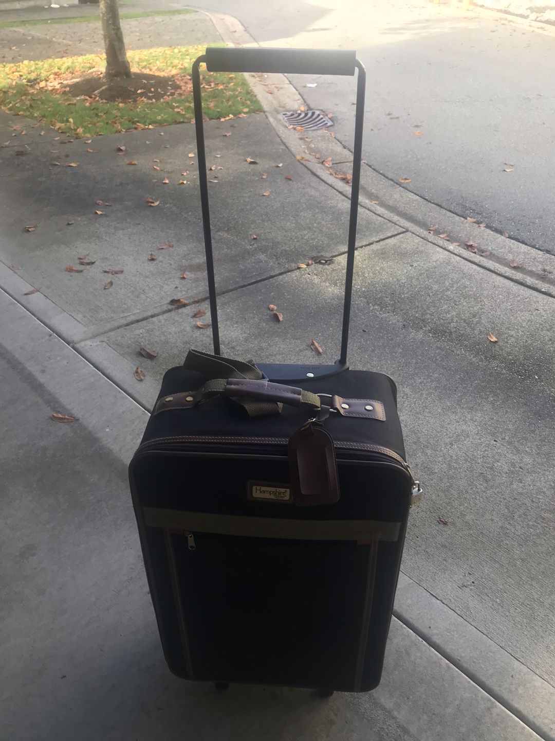 Brown Carry-on Suitcase medium size 24 x 14” - photo 3