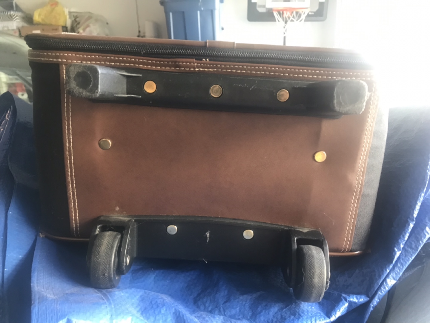 Brown Carry-on Suitcase medium size 24 x 14” - photo 5