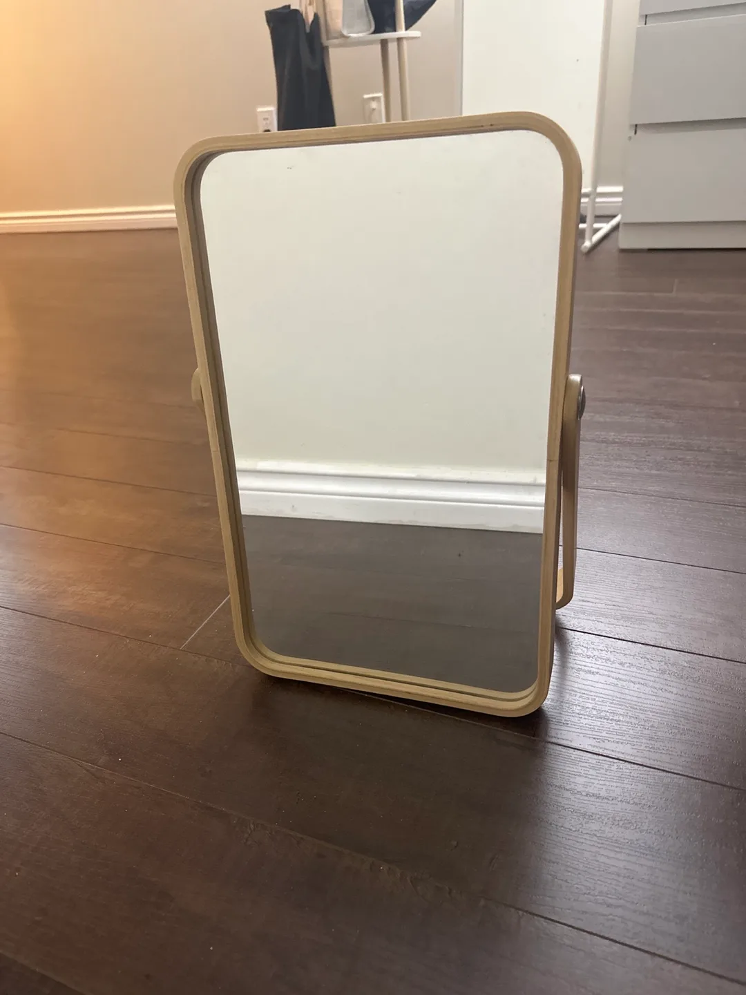 Wooden Table Standing Mirror thumbnail