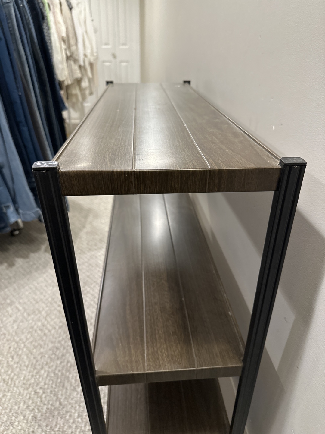 Vintage 4-Tier metal Shelf Unit - photo 3