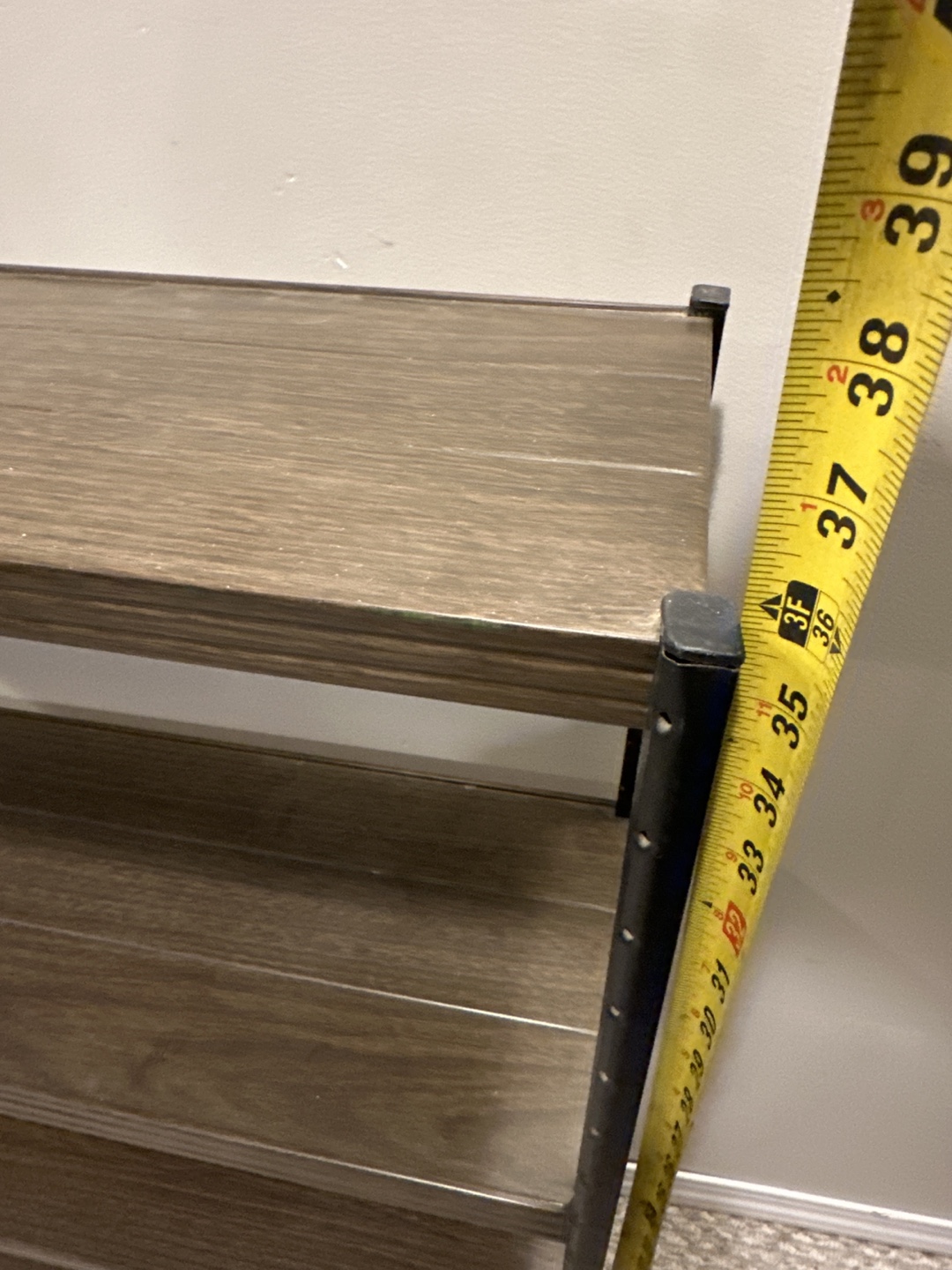 Vintage 4-Tier metal Shelf Unit - photo 5