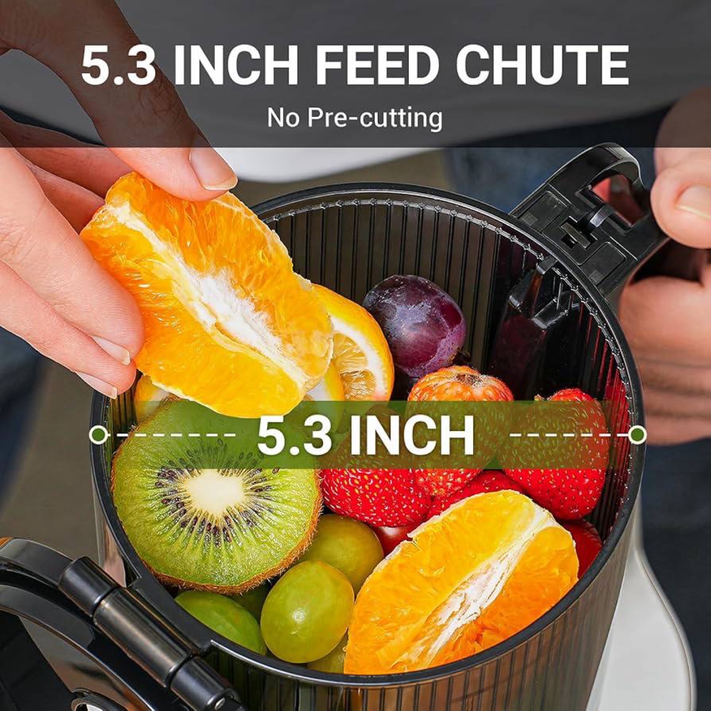 AMZCHEF Automatic Juicer Machine (5.3 Inch) - photo 2