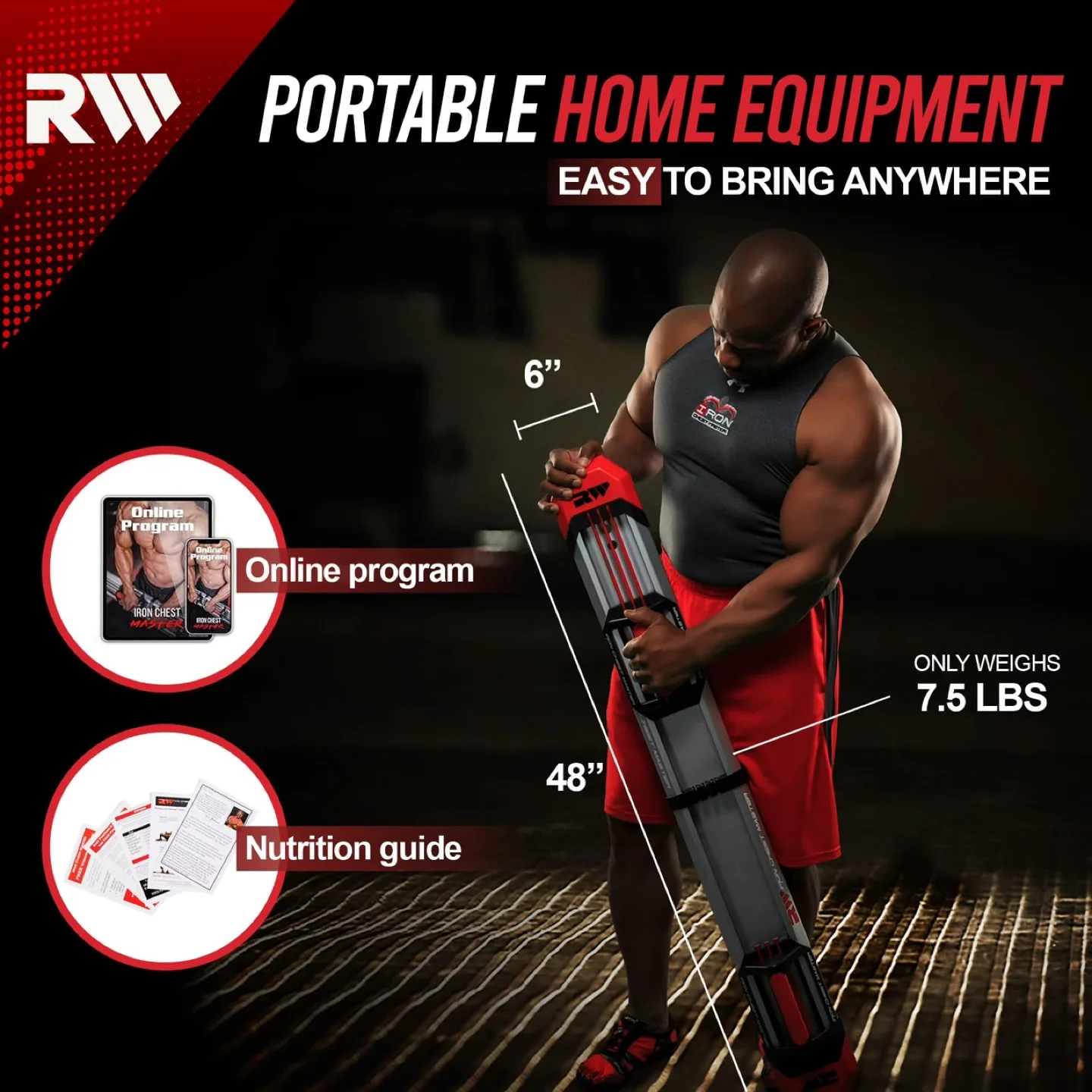 BNIP Push Up Machine Home Fitness Equipment for Chest Workouts image indicator(5)