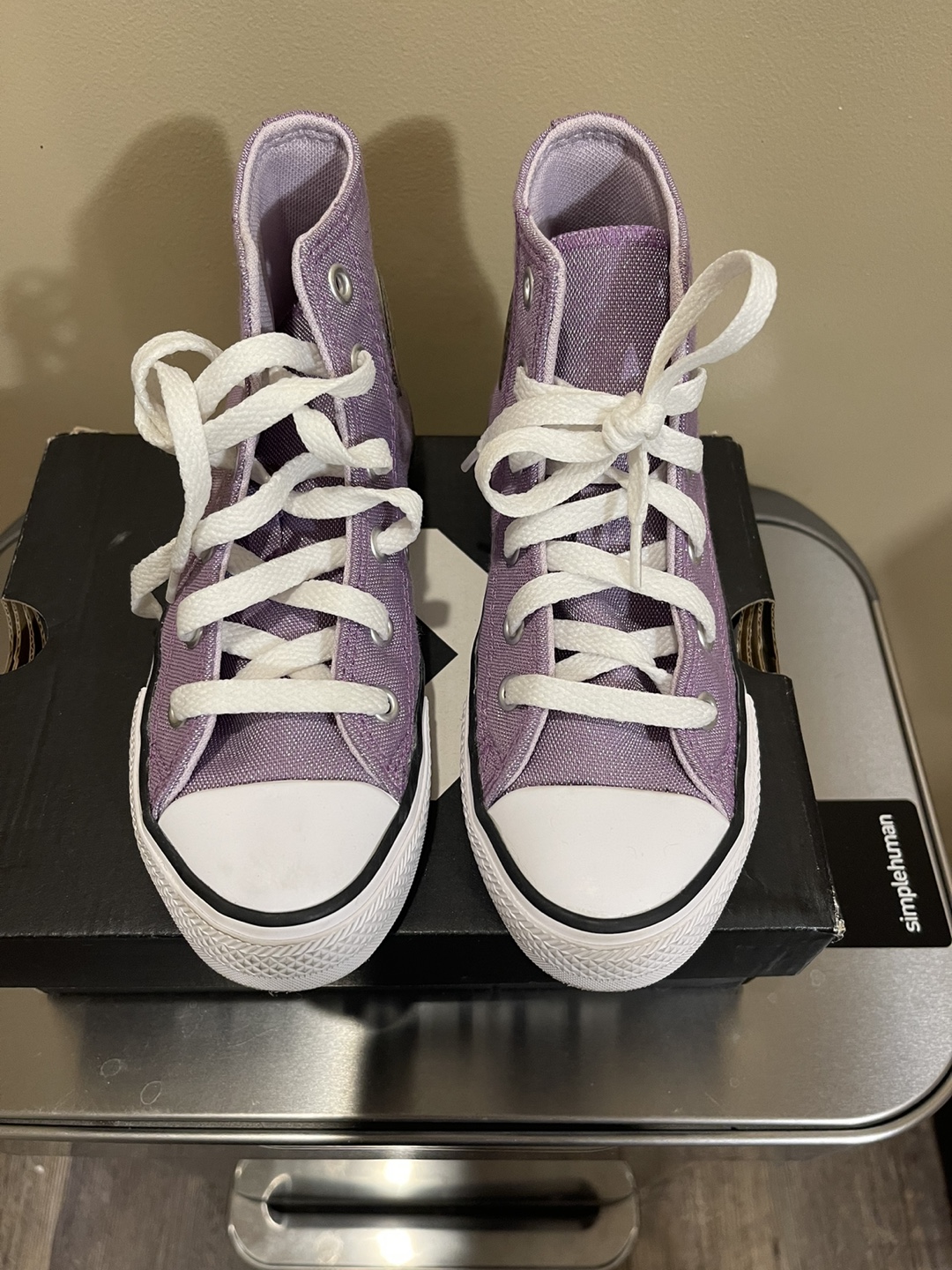 Purple Converse High Tops - photo 2