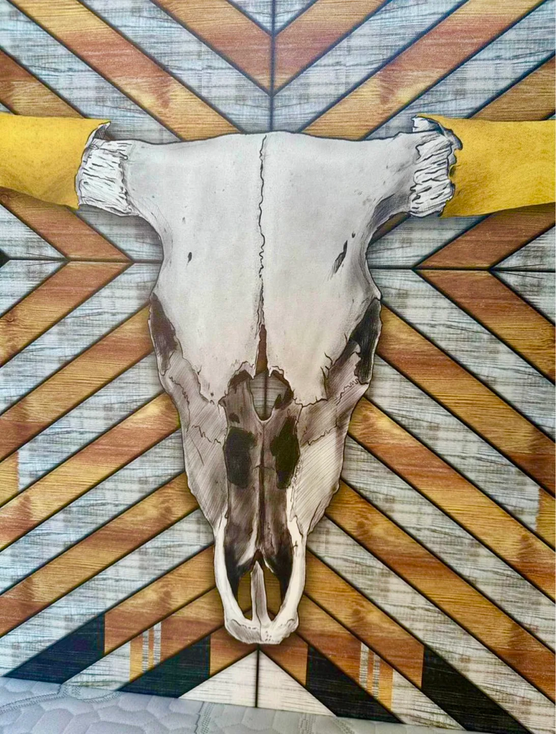 Canvas Wall Art - Bull Skull image indicator(3)