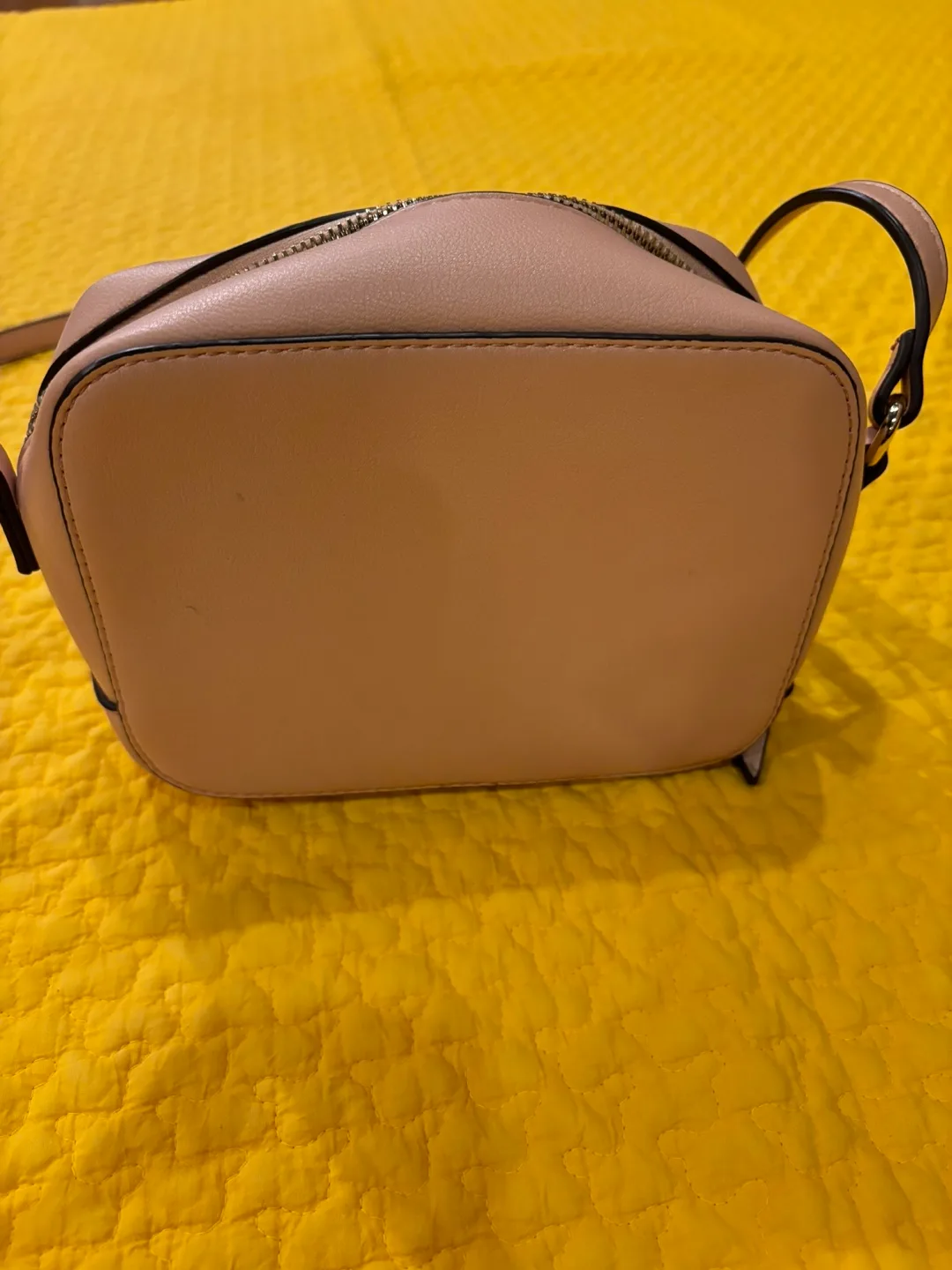 Pink Faux Leather Crossbody Bag image indicator(4)