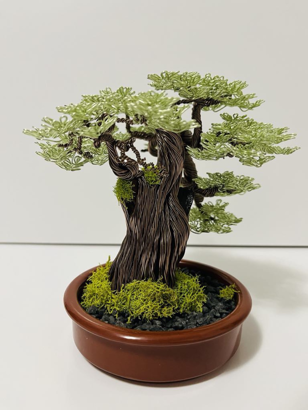 Sculptured wire bonsai - photo 4