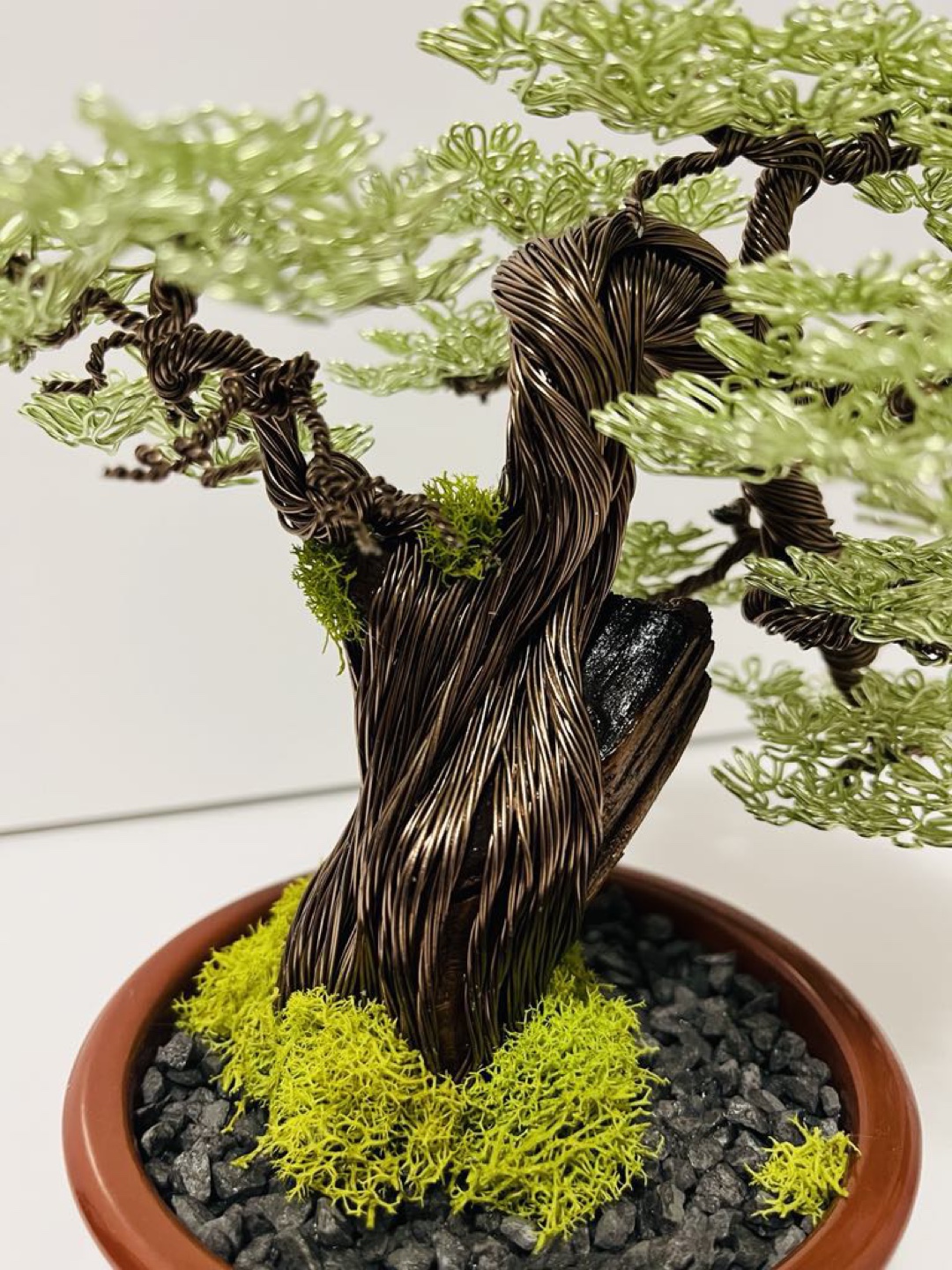 Sculptured wire bonsai - photo 5