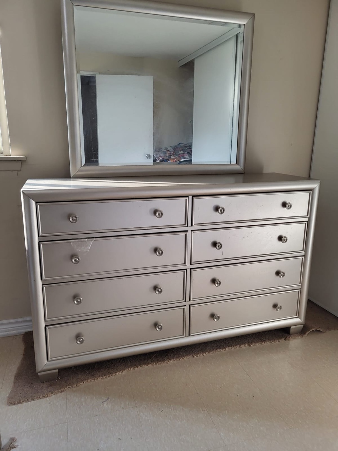 King Size Bed Frame with Matching Dresser