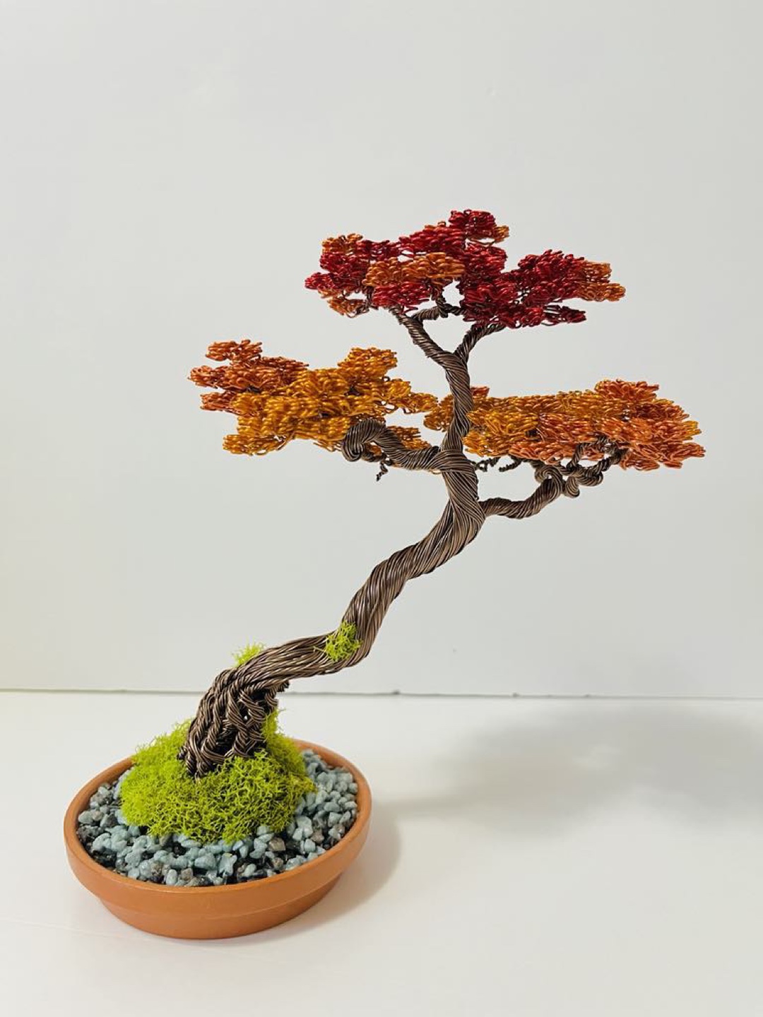 Wire Bonsai Tree (Autumn)