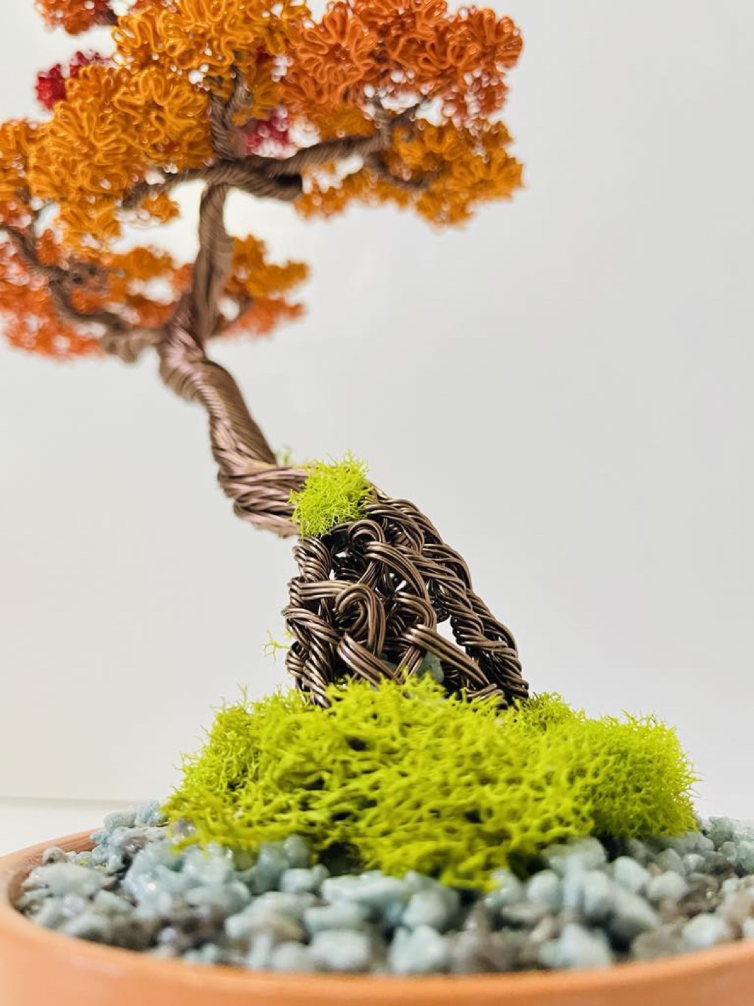 Wire Bonsai Tree (Autumn) - photo 5