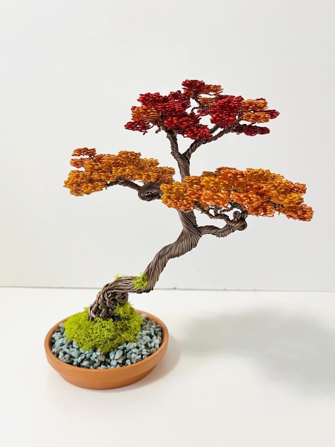 Wire Bonsai Tree (Autumn) - photo 2