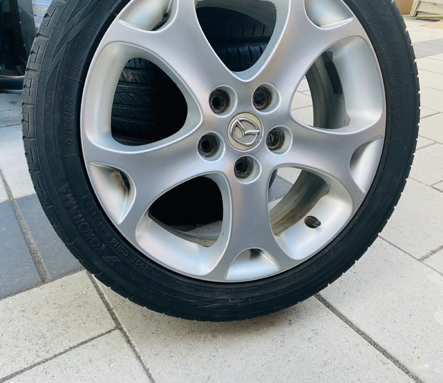 Mazda 6 17 inch alloy Rims with tires All season image indicator(2)