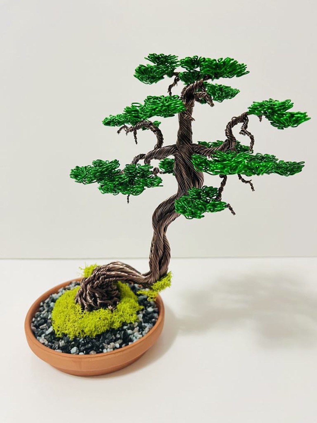 Sculptured wire Bonsai